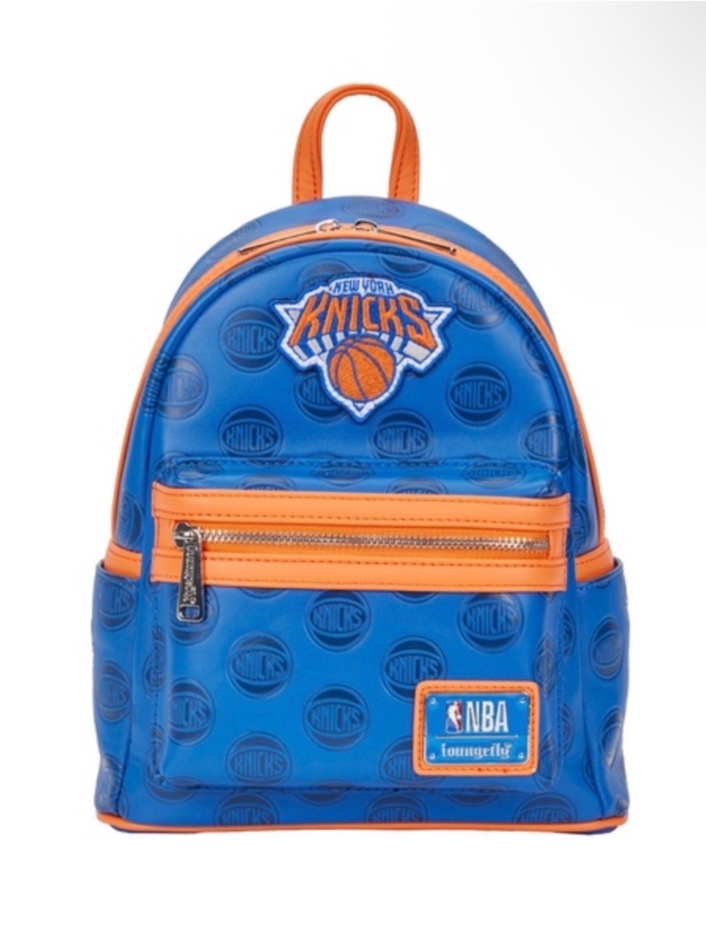 Loungefly New York Knicks Mini Backpack and Wallet set - Blue & Orange
